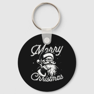Llavero Retro Feliz Navidad Santa Shaka Hawaiano Surf Sk