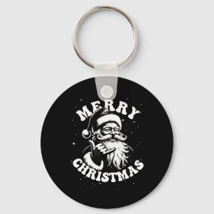 Llavero Retro Feliz Navidad Santa Shaka Surf Hawaiano Sk