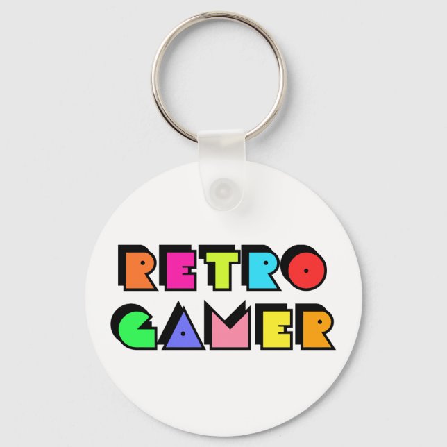 Llavero Retro Gamer (Anverso)