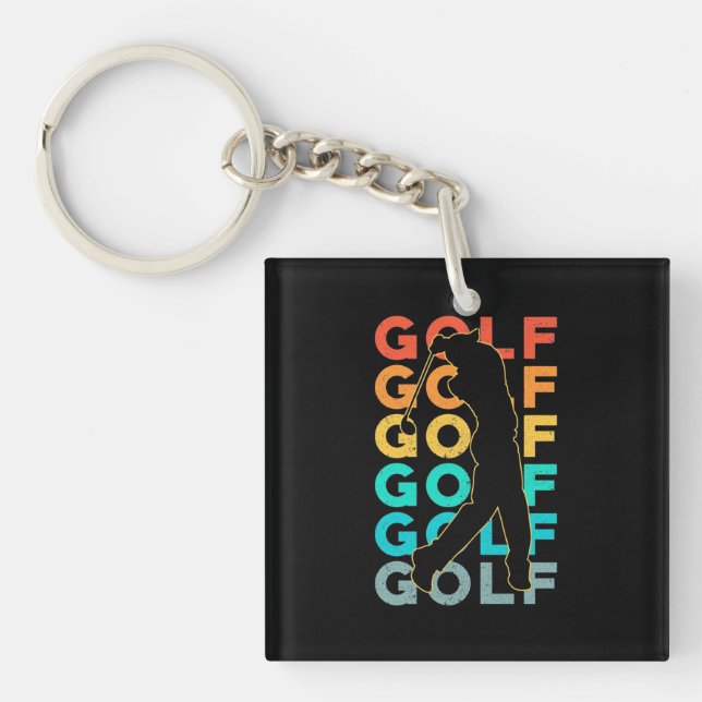 Llavero Retro Golfer (Frente)