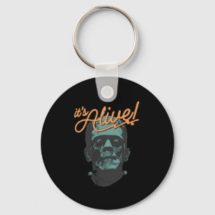 Llavero Retro Gracioso Es Vivo Famoso Monstruo Frankenstei