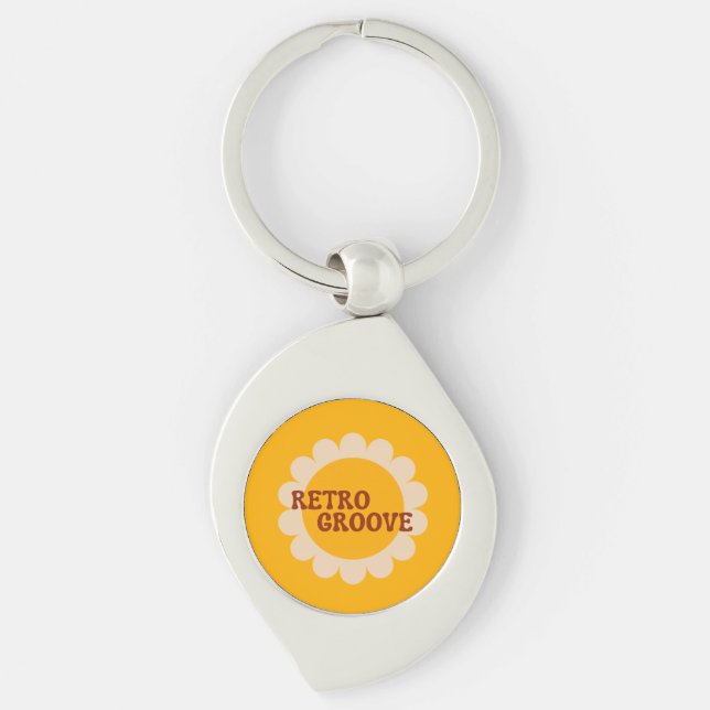 Llavero Retro Groove Keychain (Anverso)