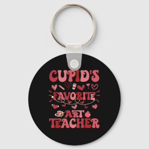 Llavero Retro Groovy Cupido Profesor de Arte Favorito Vale