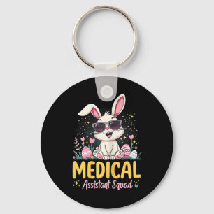 Llavero Retro Groovy Medical Istant Squad Bunny Ear Flower