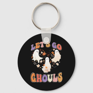 Llavero Retro Groovy Vamos Ghouls Funny Coupl de Halloween