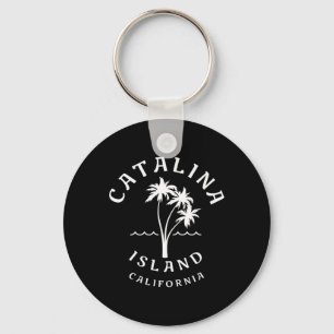 Llavero Retro Guay Catalina Island Palm Tree Mens Mujeres 