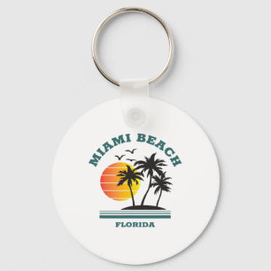 Llavero Retro Guay Miami Beach Mens Womens Florida Beach