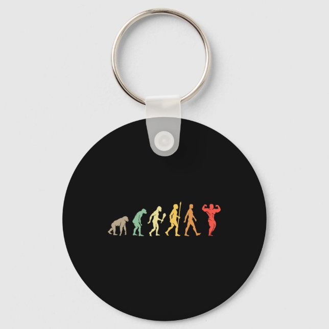 Llavero Retro Gym Motivation Gift Idea Funny Bodybuilding  (Anverso)