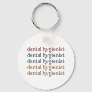 Llavero Retro higiénico dental   RDH Dentist Dental gifts