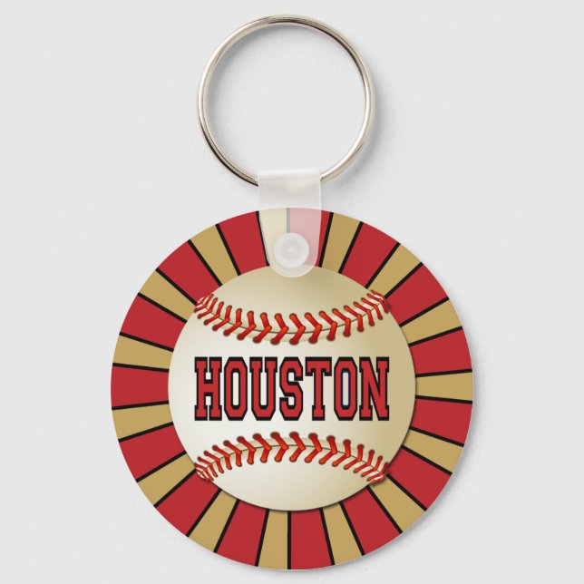 LLAVERO RETRO HOUSTON BASEBALL (Anverso)