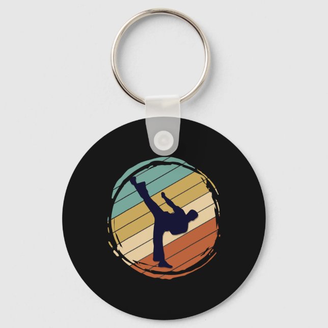 Llavero Retro Karate (Anverso)
