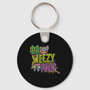 Llavero Retro La Weezy Ana Louisiana Mardi Gras Nueva Orle