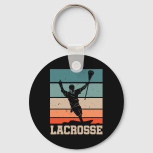 Llavero Retro Lacrosse Player Lax Stick Lacrosse Team