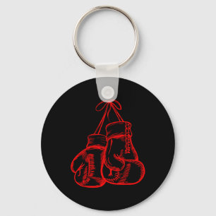 Llavero Retro Love Red Boxing Glove Gifts Boxer Gift