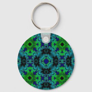 Llavero Retro Margeriten - Artdeco en grün blau schwarz