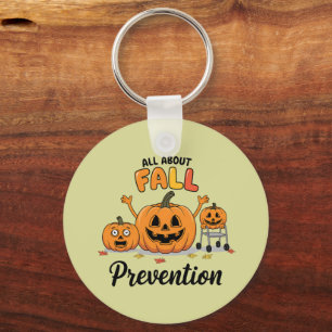 Llavero Retro Me encanta la prevención de caídas Laboral