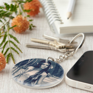 Llavero Retro Mermaid