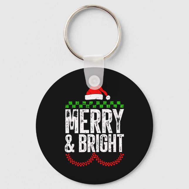 Llavero Retro Merry And Bright Moody And Uptight Couples C (Anverso)