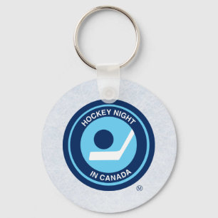 Llavero Retro nocturno de hockey