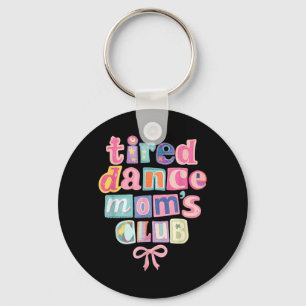 Llavero Retro Preppy Coqutte Cansada Club de Mamás de Bail