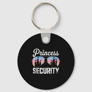 Llavero Retro Princess Security Castle Men Wome