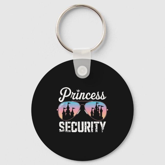 Llavero Retro Princess Security Castle Men Wome (Anverso)