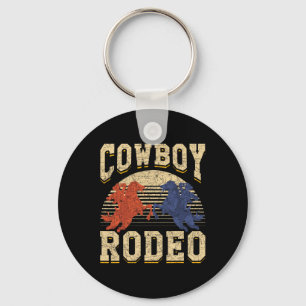 Llavero Retro Rodeo Texas Western Ecuestback Rid