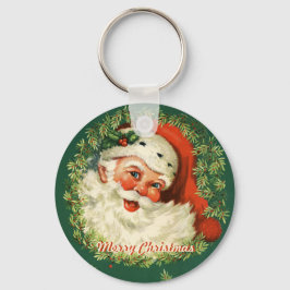 Llavero Retro Santa Keychain