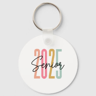 Llavero Retro Senior 2025 Cl De Graduación De Secundaria 2
