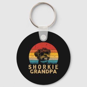 Llavero Retro Shorkie Abuelo Perros Amantes Paw Dad D