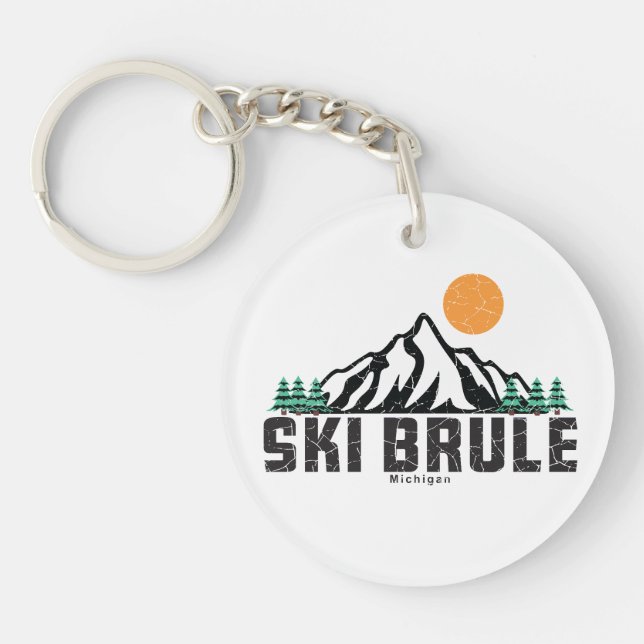 Llavero Retro Ski BRule (Frente)