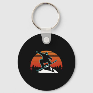 Llavero Retro Snowboard Snowboard Regalos Deportes de Invi
