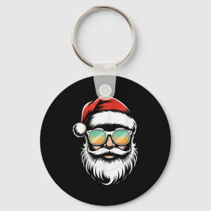 Llavero Retro Sungles Santa Face Navidades Xmas Hombres Ho