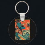 Llavero Retro Surfing Dinosaur Hawaii Summer Triceratops S<br><div class="desc">Retro Surfing Dinosaur Hawaii Summer Triceratops Surfer</div>