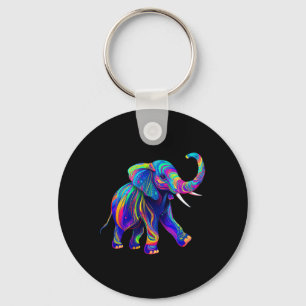Llavero Retro Synthwave 80s 90s Trompa de Elefante hacia A