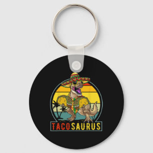 Llavero Retro Tacosaurus Taco Dinosaur T Rex Funny Cinco D