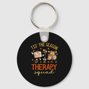 Llavero Retro Therapy Squad Slp Ot Team Fall Otoño Phy