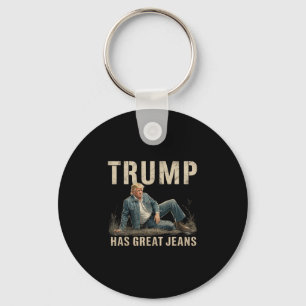 Llavero Retro Trump Tiene Grandes Vaqueros Meme