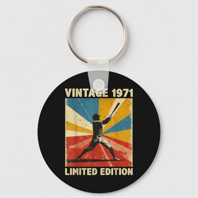 Llavero Retro Vintage 1971 Baseball Lover Limited Edition (Anverso)