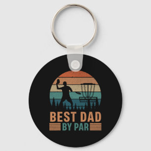 Llavero Retro Vintage Disco Golf Papá - Mejor Papá Por Dis