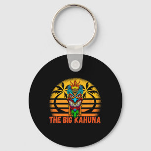 Llavero Retro Vintage Sunset Big Kahuna Máscara Hawái Tiki
