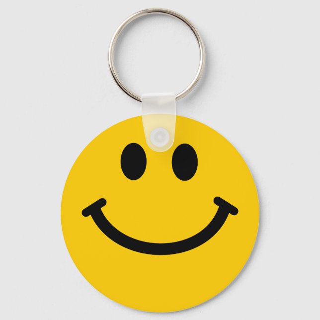 Llavero Retro Yellow Happy Face (Anverso)