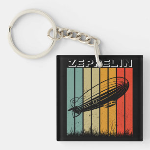 Llavero Retro Zeppelin Dirigible Airship Zepelin Zepplin