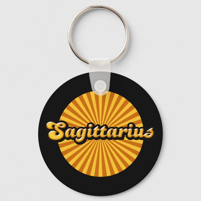 Llavero Retro Zodiac Sagittarius (Anverso)