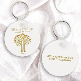 Llavero Reunión de familia personalizado entrega hoja de á