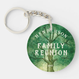 Llavero Reunión Familiar Árbol Genealógico Rústico
