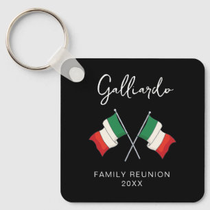 Llavero Reunión Familiar de la Bandera Italiana