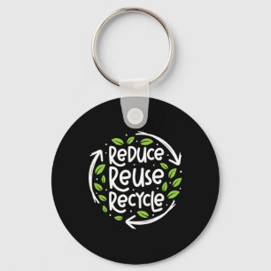Llavero Reutilizar Reducir Reciclaje Guardar planeta Tierr