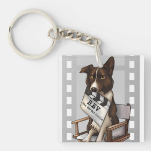 Llavero Rev el border collie