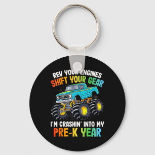 Llavero Rev Your Engines Shift Monster Truck Pre-k 100 Day